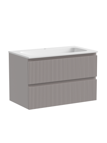 Тумба под раковину Sancos SNOB T SNT80SM 80х40 подвесная цвет бежевый